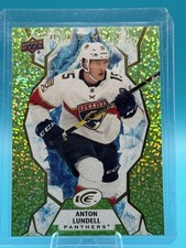 21-22 UD ICE Hockey Rookie Green Parallel SP 101 Anton Lundell