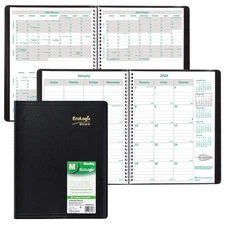 2026 Brownline EcoLogix CB435W.BLK Monthly Planner, 8-1/2 x 11"