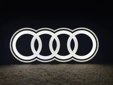 Light Up Audi Decoration Sign Extra Large XL 9” Wide