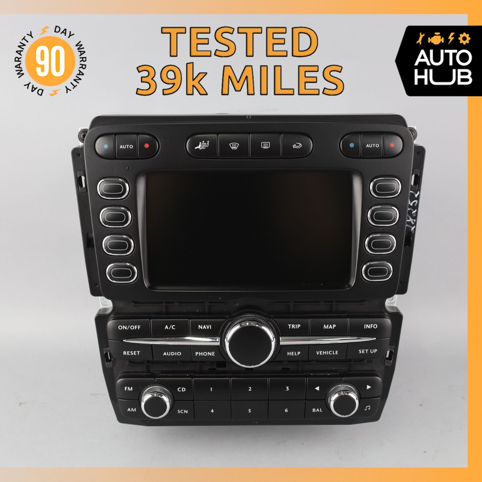03-07 Bentley Continental Flying Spur Command Head Unit Navigation Radio OEM 39k