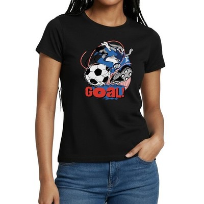 Looney Tunes Bugs Bunny Fußball Goal Frauen T-Shirt