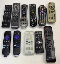 Lot Of 11 Remotes DVD Players TVs Untested Phillips, Toshiba, Roku, RCA