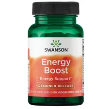 Swanson Energy Boost Delayed-Release 60 Veggie DrCapsules