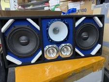 Deejay LED TBH10BLUE Chuchera Box W/two Despacito Heavy Duty 10-in Woofers One