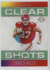 2021 Panini Illusions Clear Shots Emerald Travis Kelce #CS-9 1k78