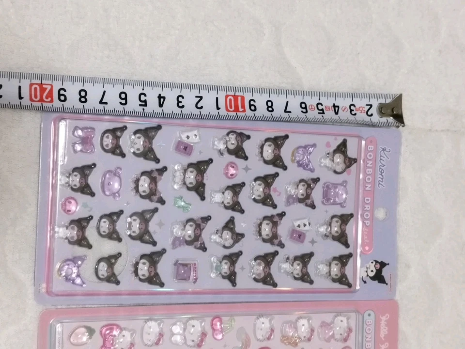 Sanrio Stickers Lot BonBon Drop Sticker Pluffy Sticker Kawaii Japan Kitty Kuromi - Image 3 of 4