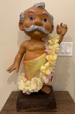 Vintage Menehune United AirLines Hawaii Display Doll Figure 70's 27" Advertising