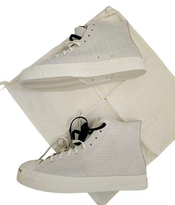 RARE NEW Converse‎ Jack Purcell High x Pop Trading Company Egret 170543C MENS 10 RARE NEW Converse Jack Purcell High x Pop Trading Company  main image 2