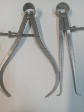 🗽 STARRETT 6" OD AND STARRETT 6" ID CALIPER SET MACHINIST/TOOLMAKER