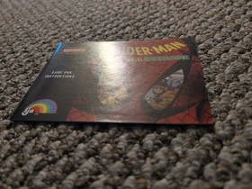 Spider-Man Return of the Sinister Six Manual de instrucciones Folleto Nintendo Nes