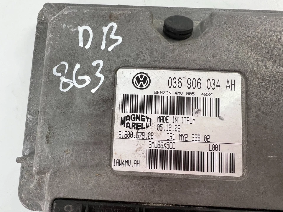 Centralina motore Seat Ibiza III 6L1 ECU 036906034AH 27303781 - Immagine 2 di 4