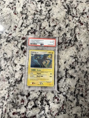 Pokémon Luxray Holo Rare 2008 Legends Awakened PSA 6 Card 8/146 English TCG
