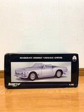 Maserati 3500GT Vignale 1:18 Silver Open Top Model with Opening Doors and Bonne