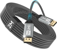 DisplayPort Kabel 2.1 2M-DP Kabel unterstütz...