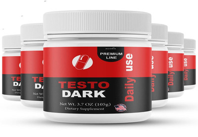 ( 6 Pack ) Testo Dark Mens Health Support Dietary Supplement, TestoDark Powder