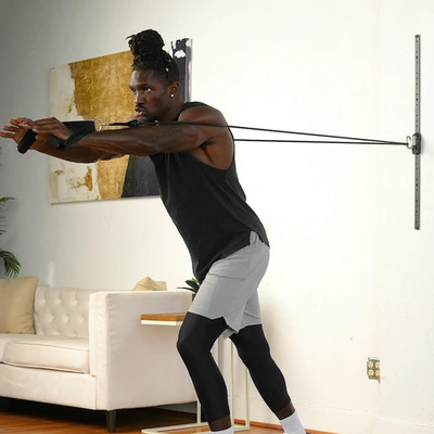 Space Saver Anchoring System for Home Gym Resistance Bands (Bands not included)