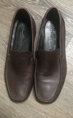 Ecco S-Lite Moc Loafers Mens Size 44 US 10-10.5 BROWN Leather Slip On Shoes