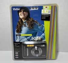 Vivitar ViviCam 5024 5.1MP Digital Camera Black 2.4 LCD 8x Zoom BRAND NEW