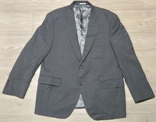 Peter Millar Men's 100 Wool 2-Button Blazer Jacket Gray 46R