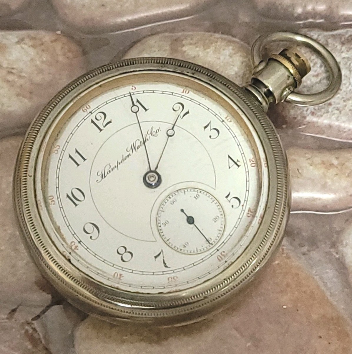 Vintage Hampden How To Open A Hampden Pocket Watch Superb 16 Size