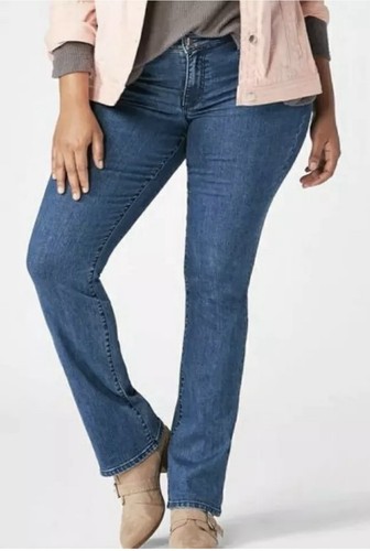 NEU Just Fab Baby Boot "Bae Blue" Denim Jeans Größe 22W - Bild 1 von 4