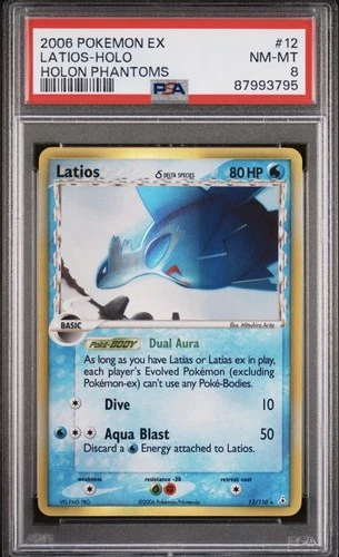 Pokemon Latios - (Delta Species) 12/110 Holon Phantoms Holo PSA 8