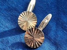 vintage Manschettenknöpfe Sonnenstrahlen Strahlen goldfarben vintage 70er