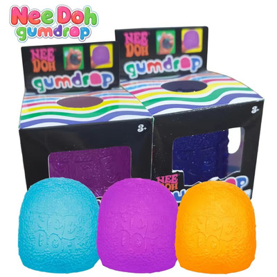 Schylling Squeezable Candy Shaped Squishy Toy Colorful Textured Surface Sensory 
