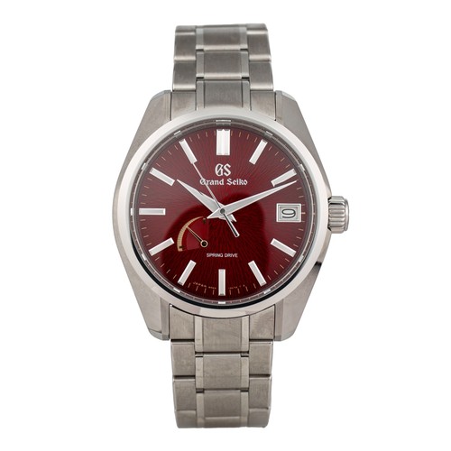 Grand Seiko Heritage Katana Stainless Steel Red Dial 40mm SBGA...