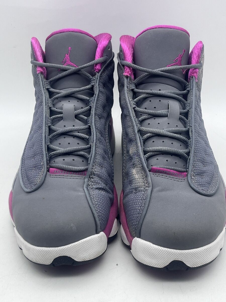 Air Jordan 13 Retro Cool Grey Fusion Pink 439358 029 Size Air Jordan 13 Retro Cool Grey Fusion Pink 439358 029 Size