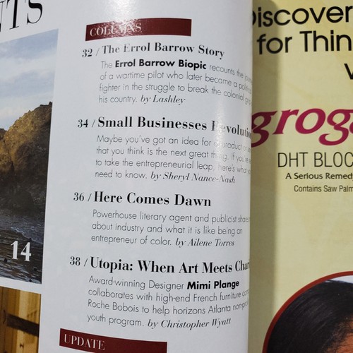 Michelle Obama Upscale Magazine Dec 2016 Gift Guide Turks Caicos - Picture 4 of 6