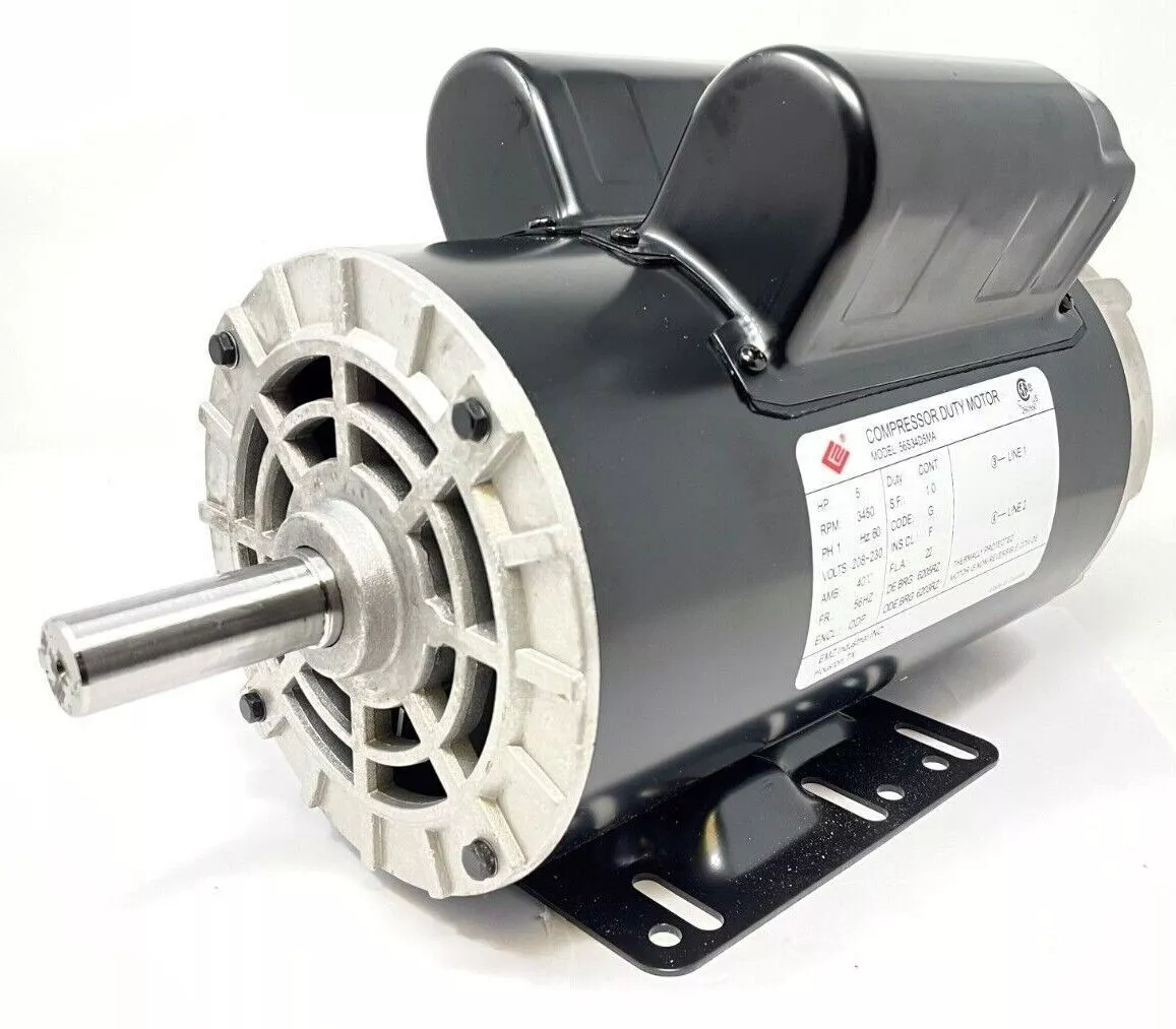 HUSKY COMPRESSOR ELECTRIC MOTOR 5HP CENTURY MC024700SJ eBay