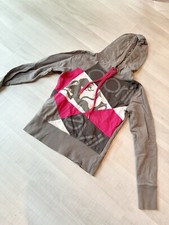 Kaputzenpulllover April Evil Gr- S 36 Hoodie grau pink