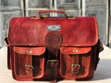 Borsa messenger da uomo in pelle tracolla valigetta business laptop (da 11" a...