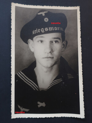 Foto Portrait Kriegsmarine Kramer Posen gefallen