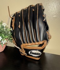 Franklin Fielding Glove 8 1/2" Black Thrower Youth Baseball Glove 22705-Preown