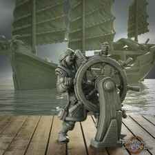 Human Pirate Captain Crew Fighter Rogue Miniature  D D DnD