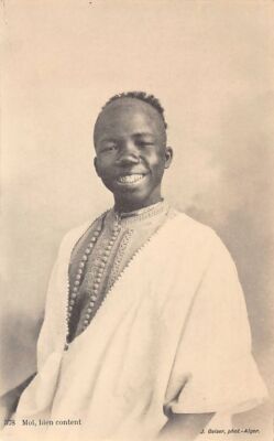 Algeria - Moi, bien content - Type of black Africa - Ed. J. Geiser 578