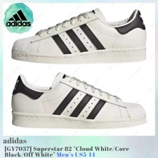 Adidas Superstar 82 Cloud White Core Negro Off White GY7037 Para hombres US5-14 NUEVO