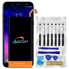 High Capacity 3500mAh Battery Screwdriver Tool Set F Samsung Galaxy A6 SM-A600A