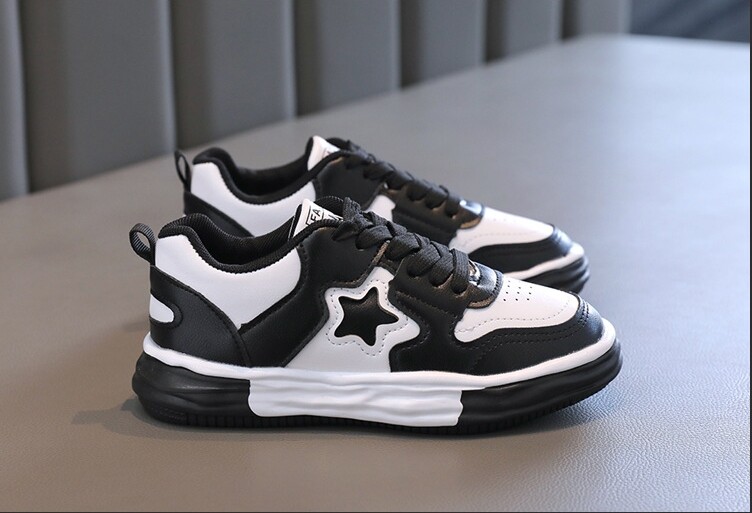 Kids Trainers School Gym Sneakers Running Boys Black Basketball Sports Shoes image 9