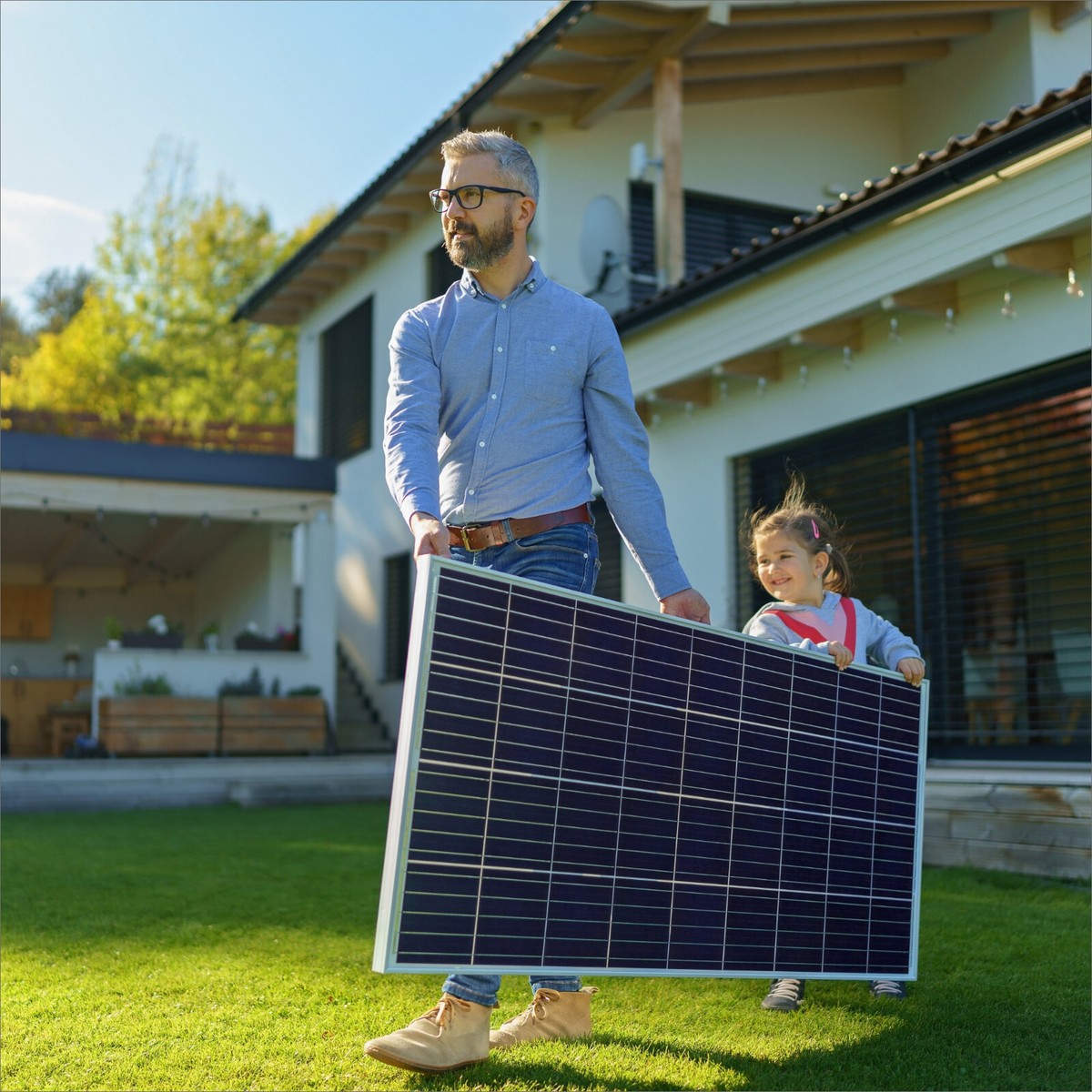 NuaSol Kit de montage photovoltaïque PV pour toit de tuile, crochets de toit