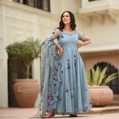 plus size anarkali kurti