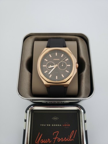 Fossil Evanston Multifunction Black 