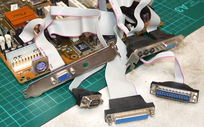 PCChips M571 AT motherboard w/ IBM Cyrix 6x86MX PR233 200MHz CPU