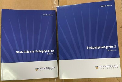 Pathophysiology Vol 2 (only) & Study Guide for Pathophysiology-Chamberlain Univ.