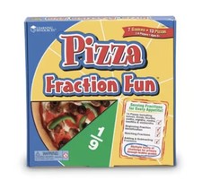 Learning Resources Pizza Fraction Fun Game New Sealed