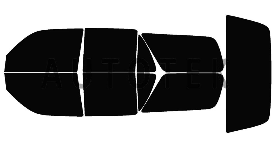 Película de ventana precortada cualquier tono % VLT para Toyota 4Runner 1996-2002 películas tintadas Foto 2 de 4