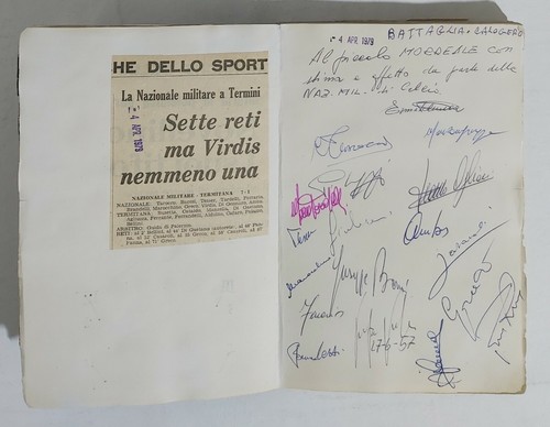 72102 Biscardi - Italia azzurra - SEI - autografi Baresi Tardelli Tesser Virdis - Picture 2 of 7