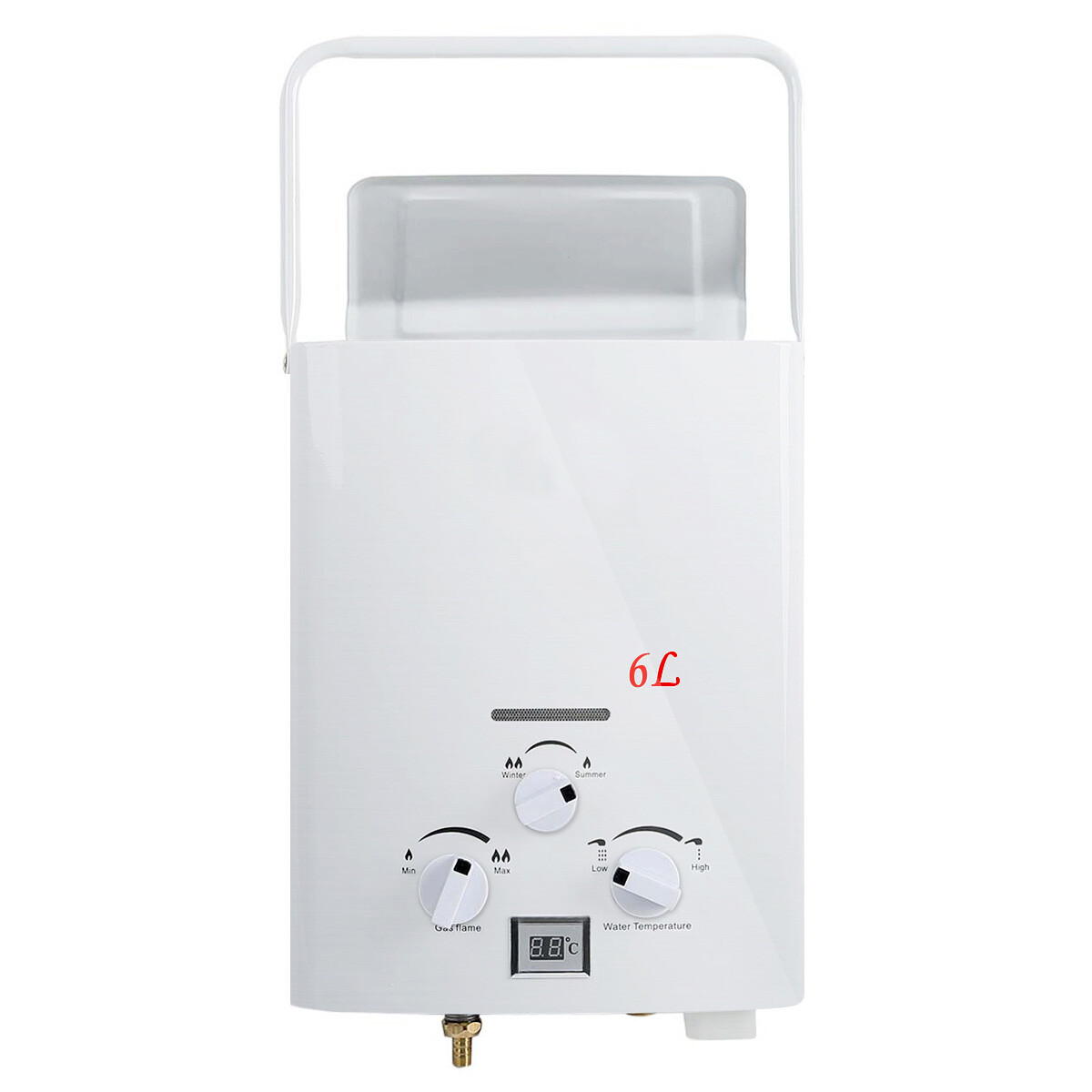 Portable 6L Tankless Hot Water Heater Propane 1.6 GPM Gas LPG Outdoor Camper  US | eBay